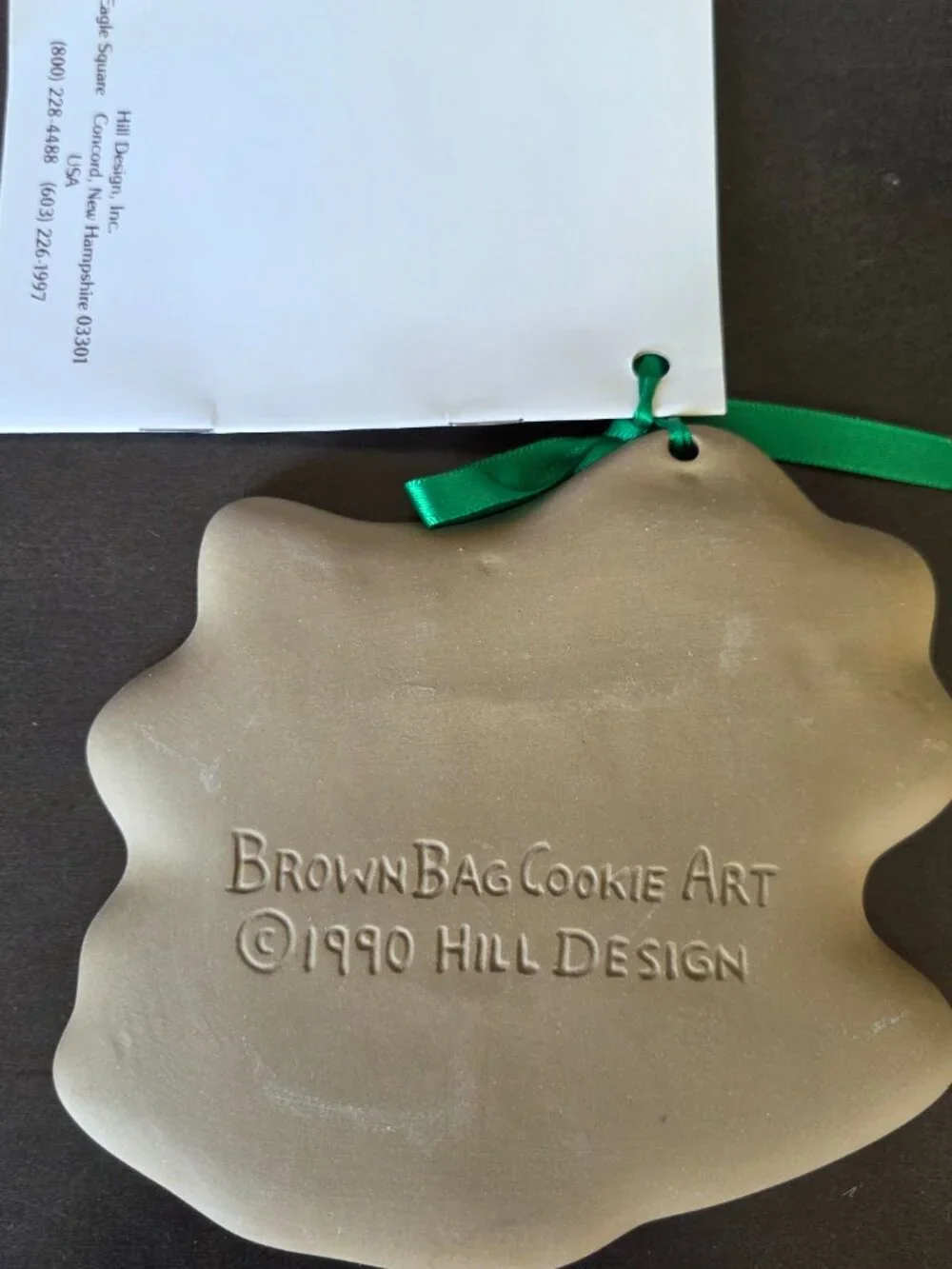 Vntg 1990 Brown Bag Cookie Mold 